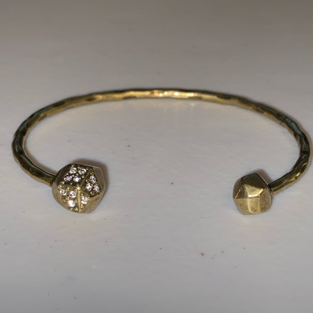 Silpada KRN On The Dot Brass Cuff Bracelet KRB0079